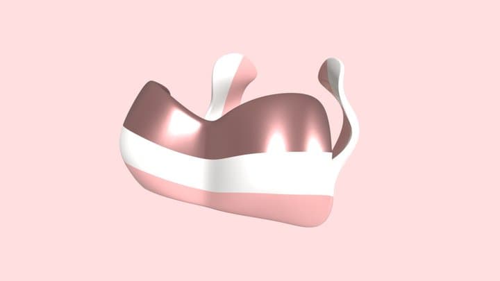 Pink Breast Plate 3D Model